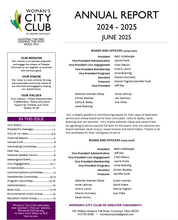ANNUAL REPORT 2025 ANNUAL REPORT 2025