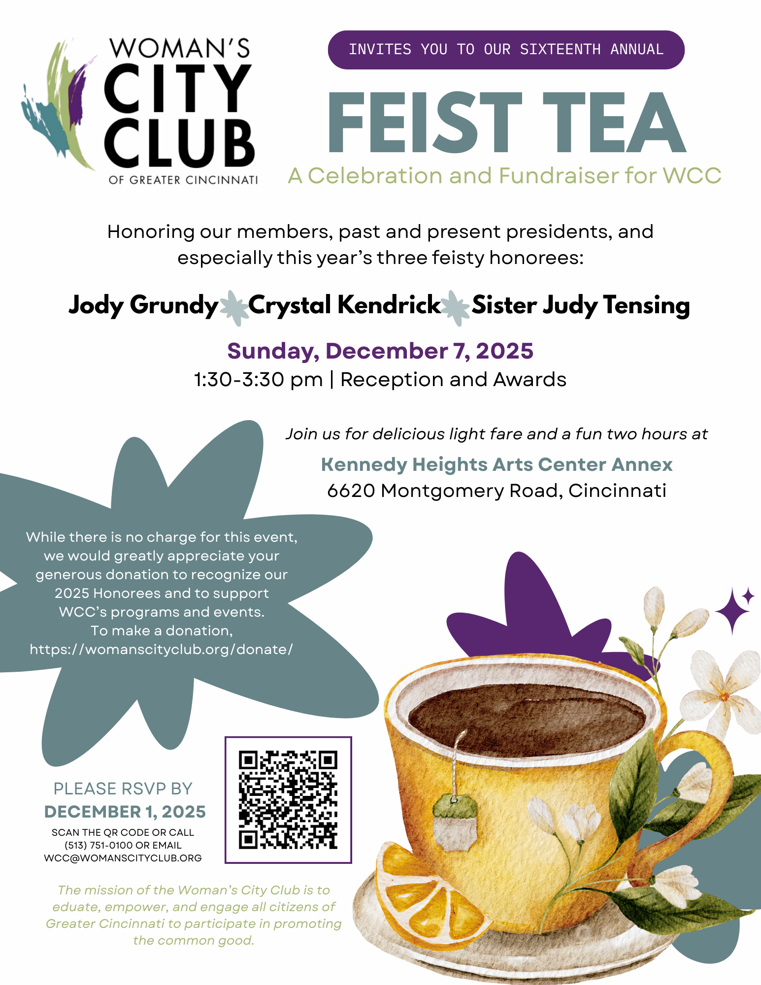 2025 Feist Tea Invite